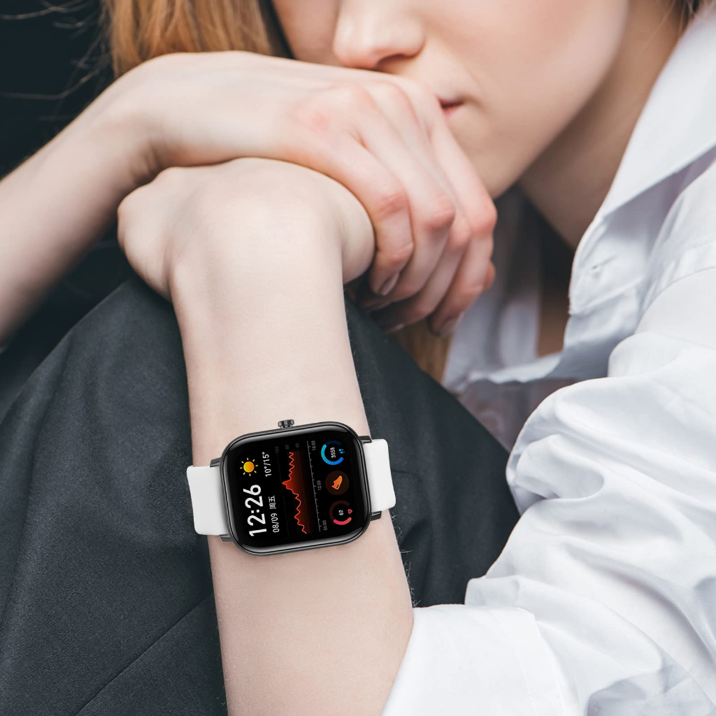 Dây Đeo Bằng silicone Cho Đồng Hồ Thông Minh amazfit gts 2 / 4 / 3 / gts 2 / 4 mini / gtr 4 / 2 / 2e 20mm / 22mm