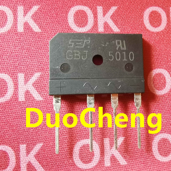 ((10 Cái) GBJ5010 5010 Chụp vật lý có sẵn hoàn toàn mới