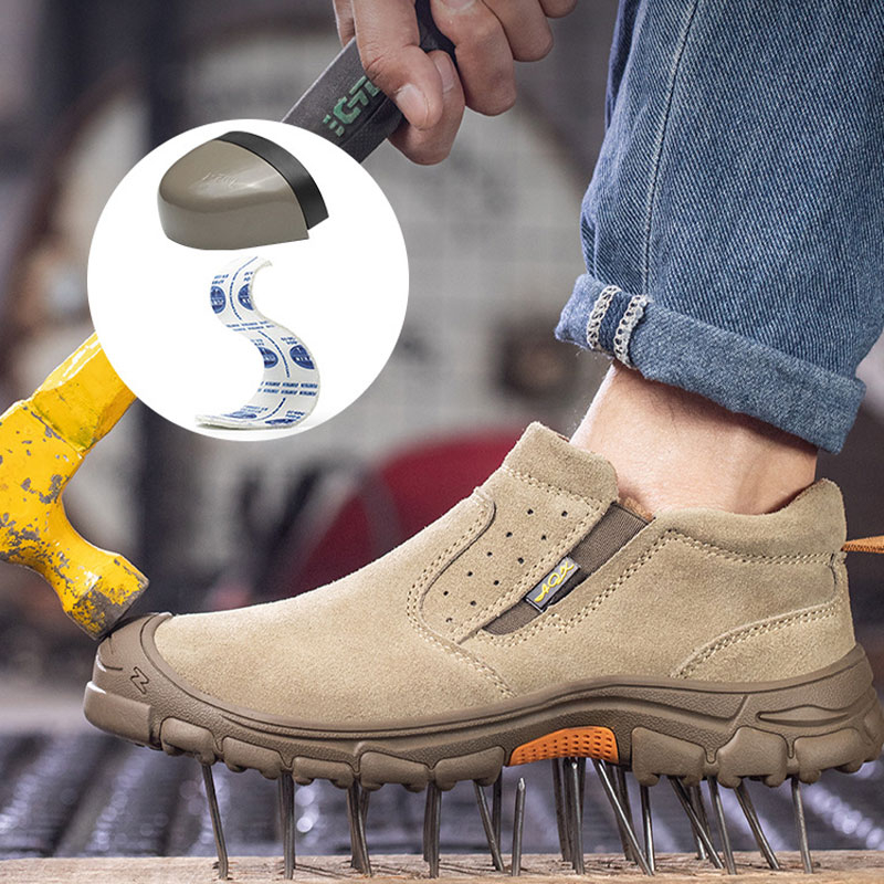 GUDETUGiày bảo hộ GUDETU chống mài mòn chống trượt thời trang Hàn Quốc cho nam