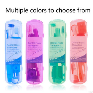 8pcs / set dental oral care orthodontic toothbrush kit
