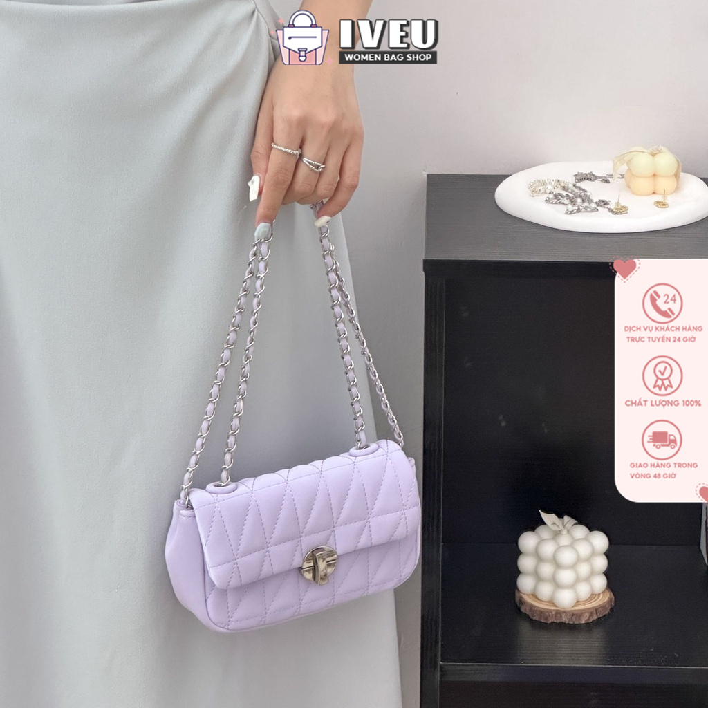 Small and high-end chain women's bag 2023 little red book with the same lingge single shoulder crossbody bag commuting underarm túi vuông nhỏ