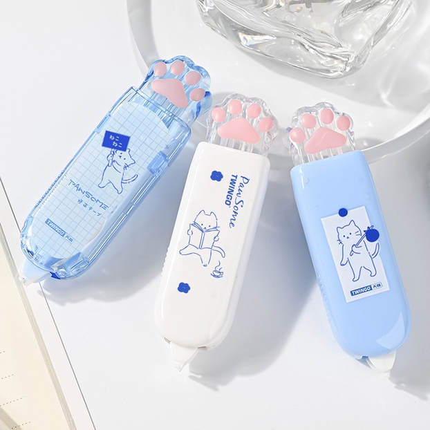 Bút xóa kéo thiết kế hình bàn chân mèo dễ thương tiện dụng văn phòng phẩm đồ dùng học sinh Văn phòng phẩm quà  phần thưởng