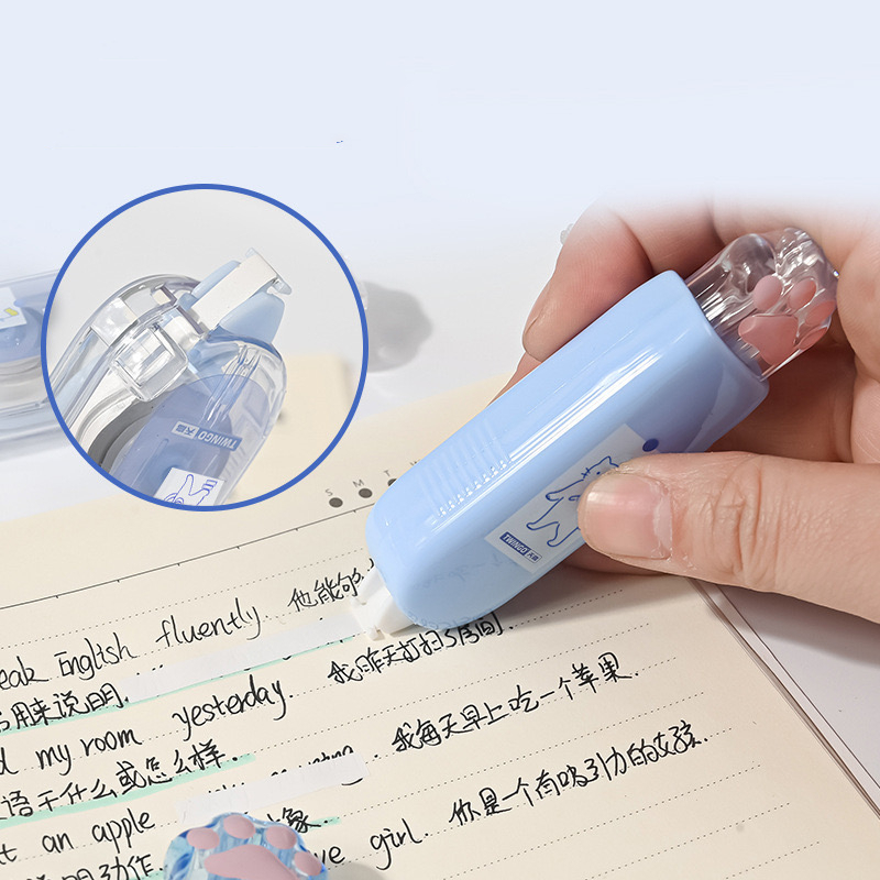 Bút xóa kéo thiết kế hình bàn chân mèo dễ thương tiện dụng văn phòng phẩm đồ dùng học sinh Văn phòng phẩm quà  phần thưởng