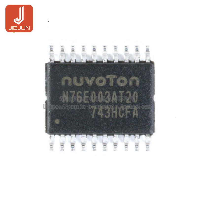 Ic bản vá chính hãng ban đầu n76e003at20 tsop-20 tương thích để thay thế chip stm8s003f3p6