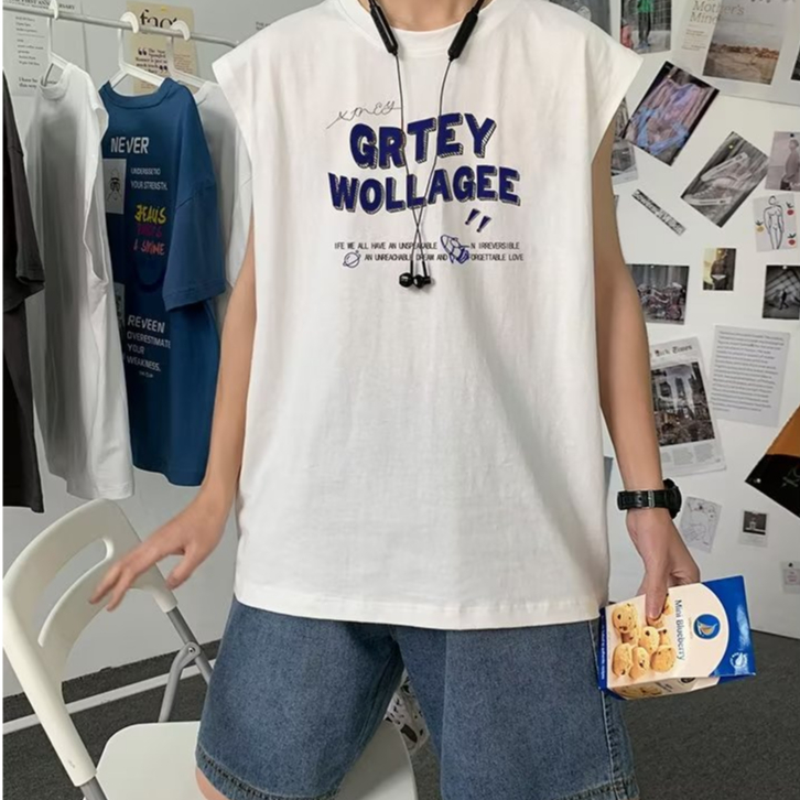 Áo ba lỗ nam nữ  áo thun sát nách form rộng cá tính vải thun trơn áo tanktop  mềm mịn thoáng mát  bigsize cao cấp thể thao thời trang dành cho nam