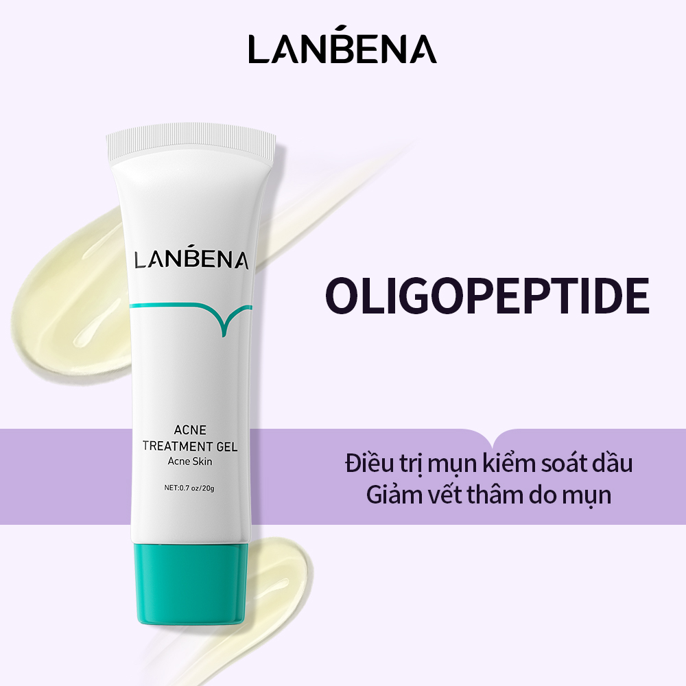 Kem Hỗ trợ Cải Thiên Tình Trạng Mụn Lanbena Gel Hiệu Quả Tức Thì Dung Tích Làm Mờ Vết Thâm Và Ngăn Ngừa Mụn Nhọt (20g)