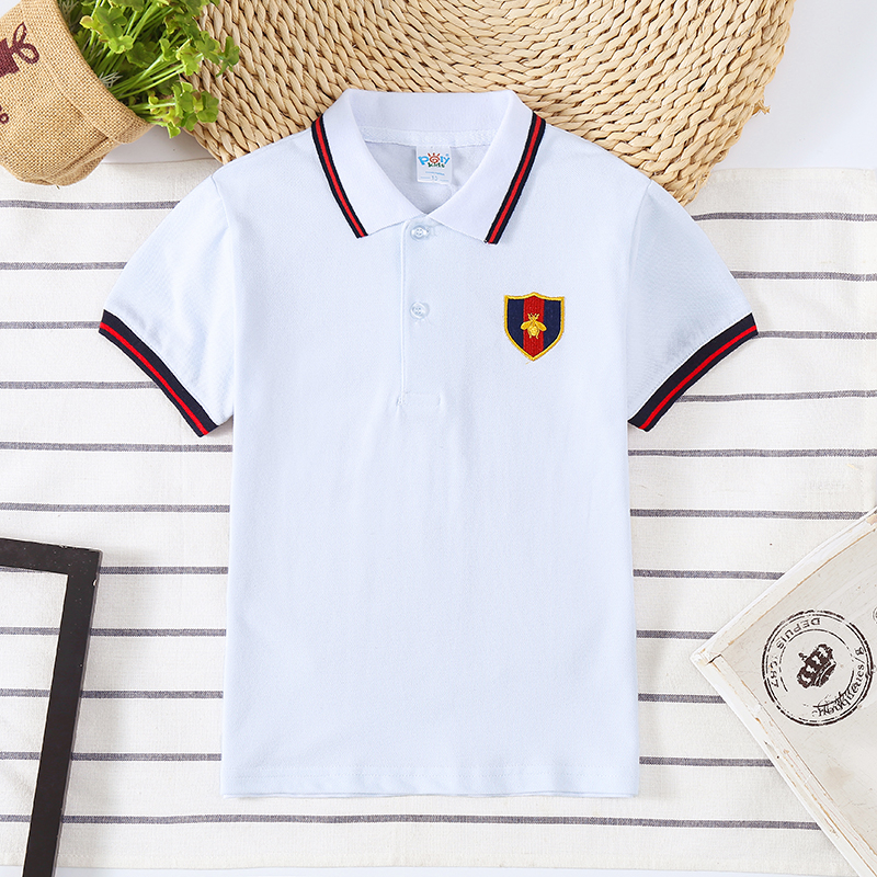 Áo sơ mi trẻ em bé trai polo áo sơ mi cotton trẻ em quần áo trẻ em hàn quốc mặc thời trang tính khí thoải mái làm mới
