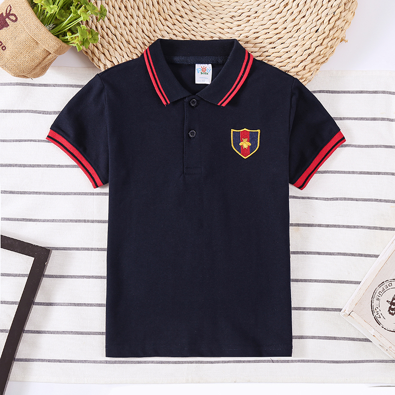 Áo sơ mi trẻ em bé trai polo áo sơ mi cotton trẻ em quần áo trẻ em hàn quốc mặc thời trang tính khí thoải mái làm mới