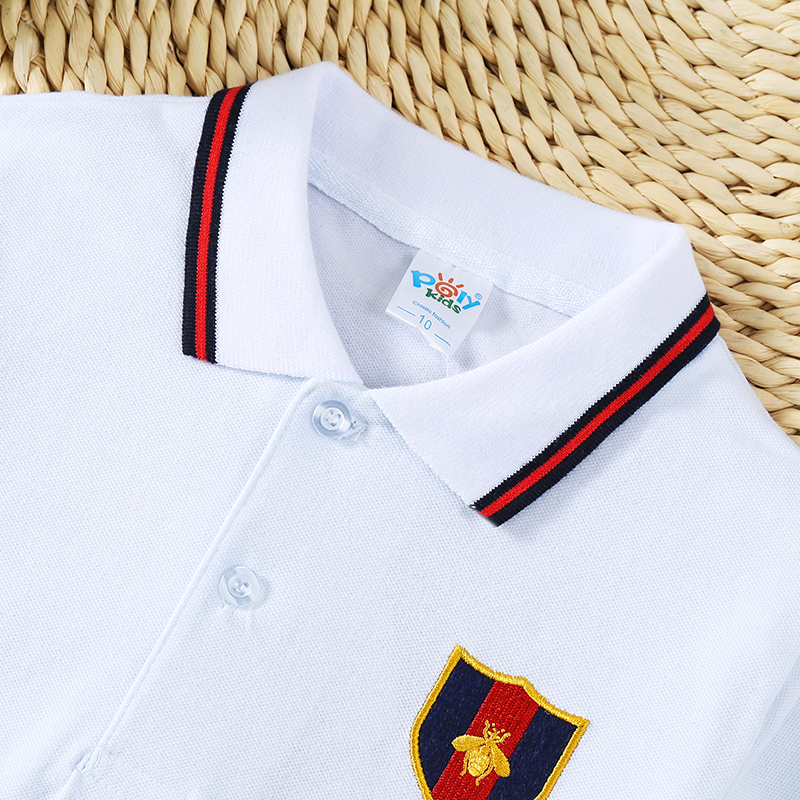 Áo sơ mi trẻ em bé trai polo áo sơ mi cotton trẻ em quần áo trẻ em hàn quốc mặc thời trang tính khí thoải mái làm mới