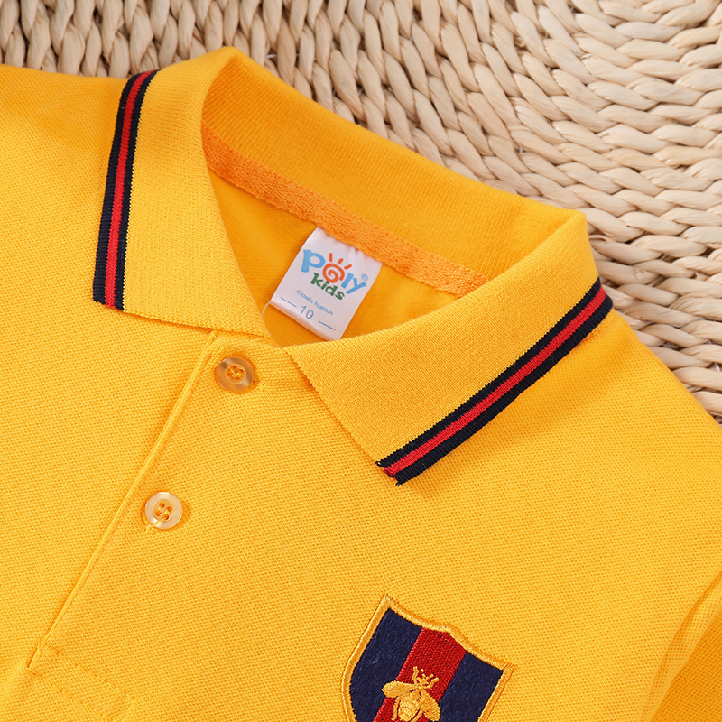 Áo sơ mi trẻ em bé trai polo áo sơ mi cotton trẻ em quần áo trẻ em hàn quốc mặc thời trang tính khí thoải mái làm mới