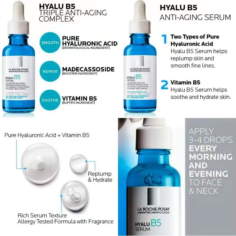 La roche-posay hyalu b5 serum 30ml original anti-wrinkle concentrate - anti-aging and fine lines