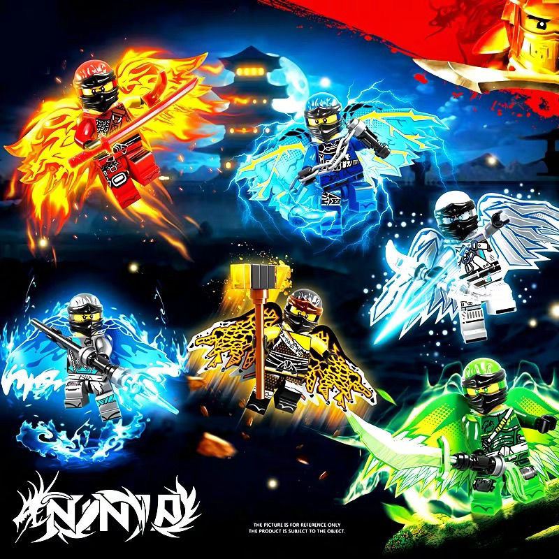 500+ pcs / set ninjago minifigures ninja building blocks đồ chơi hình nhỏ xếp hình giáo dục quà tặng đồ chơi trẻ em
