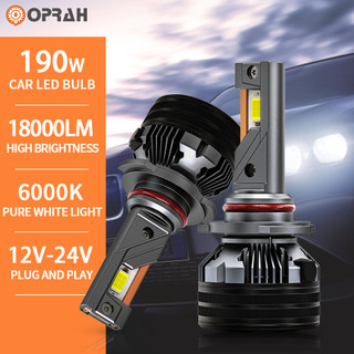 S85 190w công suất cao đèn pha led h4 siêu sáng 3570 đèn pha h1 h7 h8 / h11 hb3 / 9005 hb4 / 9006 đèn pha ô tô bóng đèn pha ô tô bóng đèn chùm sáng cao / thấp 18.000lm