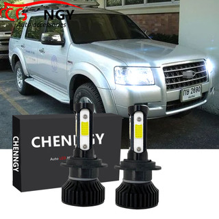 Dành cho xe ford everest 2003 đến 2013 2014 2015 - bộ bóng đèn led v4 6000k thay thế màu trắng halogen