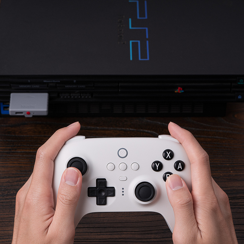 8bitdo retro receiver cho ps bluetooth adapter tương thích với windows ps1 / ps2 game console ps5 / ps4 / xbox / switch pro / ultimate / pro 2 / sn30 pro wireless controller converter 83ka