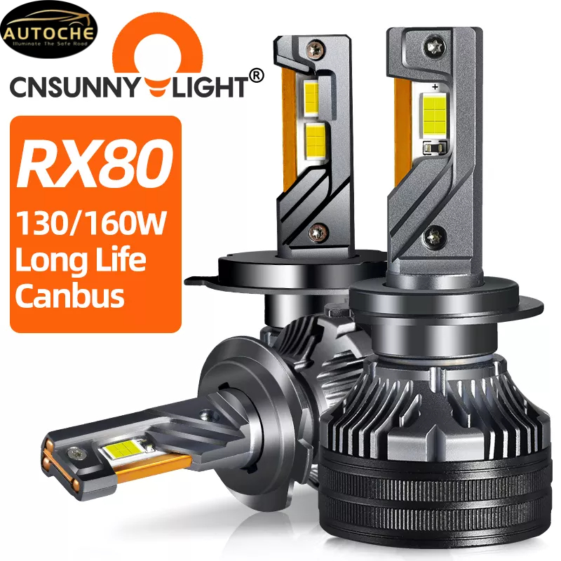 Autoche 2023 bóng đèn sương mù led mới 150w 4300k h4 9003 hb2 h7 h11 hb3 9005 trắng vàng cho ô tô h1 hb4 9006 hir2 9012 hi / lo beam 6000k 2pcs