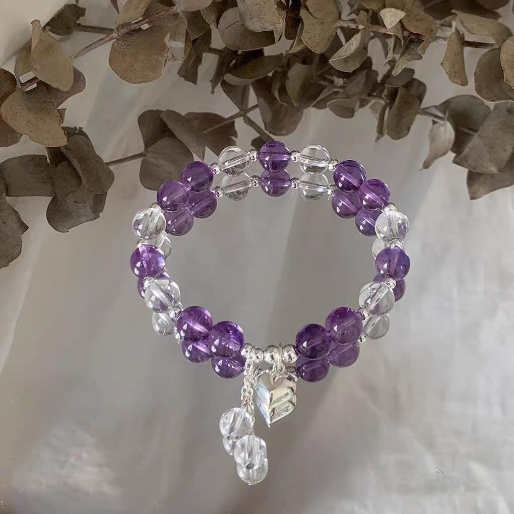 Thời trang nữ trang sức hợp kim rhinestone nhân tạo opal bướm hạt mặt dây chuyền vòng tay