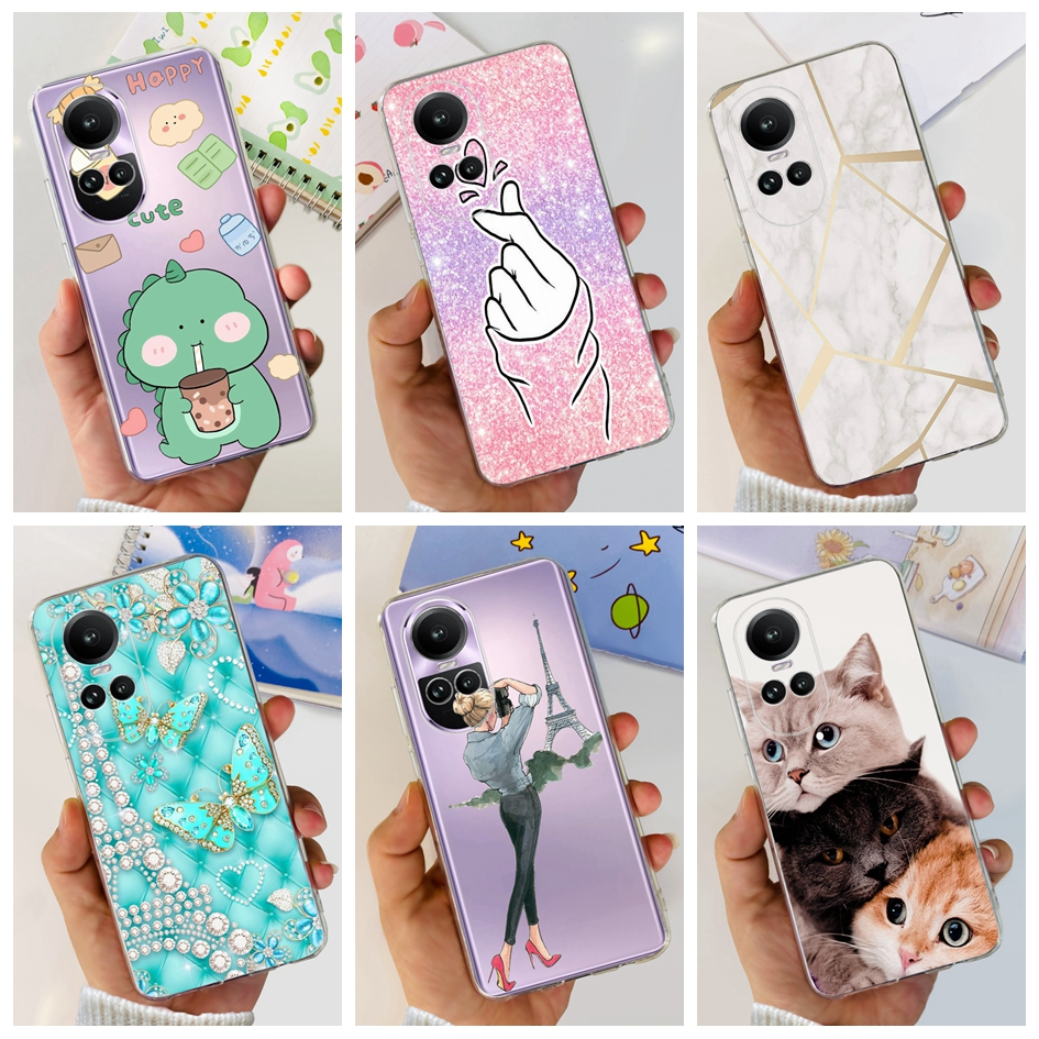 2023 vỏ in mới cho oppo reno 10 pro 5g vỏ điện thoại silicon trong suốt mềm mại cho oppo reno10 pro vỏ cph2525