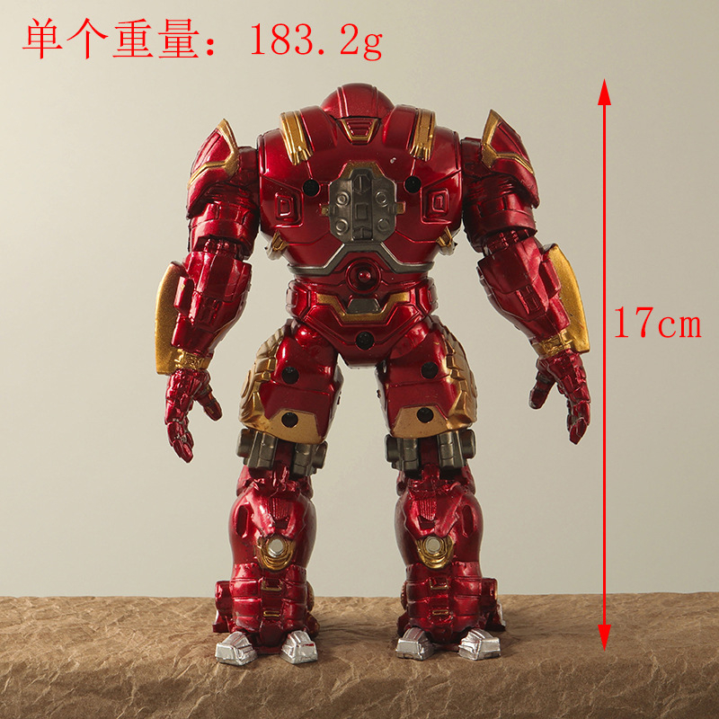 17cm marvel avengers: age of ultron tony stark iron man hulk buster mark xliv pvc action figures bộ sưu tập mô hình búp bê đồ chơi trẻ em quà tặng