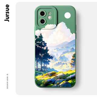 Ốp lưng JURSUE dễ thương đẹp đơn giản cho iPhone Case 17 16 15 14 13 12 11 Pro Max SE 2020 X XR XS ip 8 7 Plus XYH2034