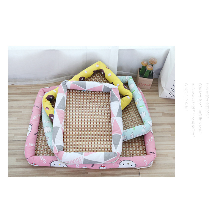 TIANAI  mèo Thảm Đan Mây Mát Mẻ Mùa Hè Cho Thú Cưng kennel