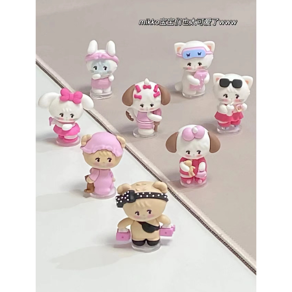 Flortte mikko co-branded ice lens mirror lip glaze water gloss lipstick forming film long lasting tender