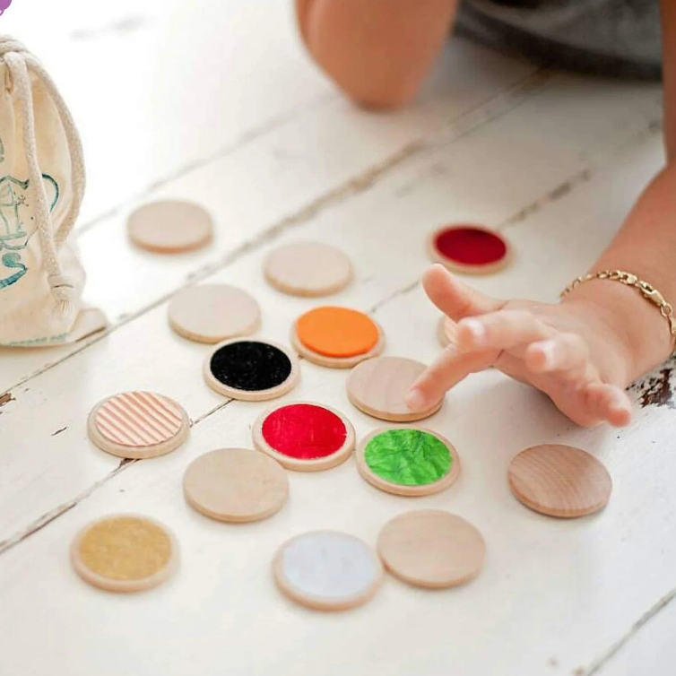 Đồ chơi giác quan montessori bảng xúc giác phù hợp với phân loại xúc giác nhận thức mẫu giáo rèn luyện trí nhớ hỗ trợ dạy học giác quan montessori