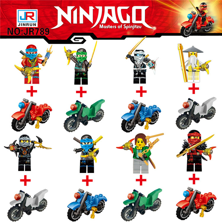 500+ pcs / set ninjago minifigures ninja building blocks đồ chơi hình nhỏ xếp hình giáo dục quà tặng đồ chơi trẻ em