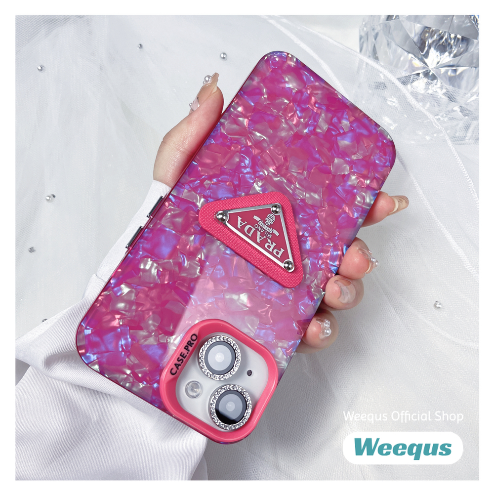 Vỏ Sáng Bóng 3D Phong Cách Vỏ Điện Thoại Prada Cứng Cho Iphone 13 Pro Max 14 13 12 12 Pro 11 Pro Max X Xr Xs Max Vỏ Bảo Vệ Điện Thoại