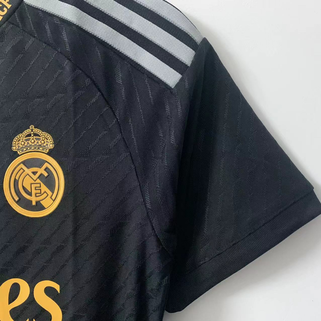 Cầu thủ phát hành 23/24 áo bóng đá thứ 3 real madrid s-2xl