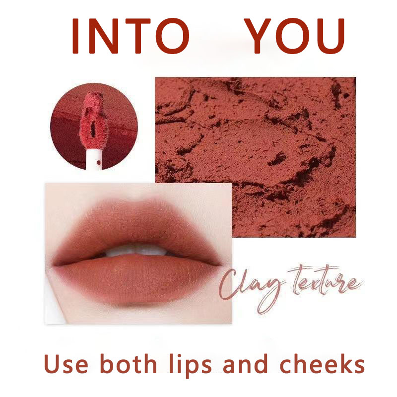 INTO YOU Son môi nữ diễn viên má hồng son môi sử dụng cốc chống dính son môi mờ