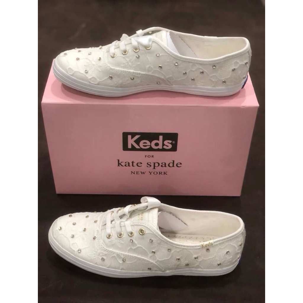 Promo original 2023 keds leather  giày nữ cổ điển giày trắng thời trang thông thường thoải mái