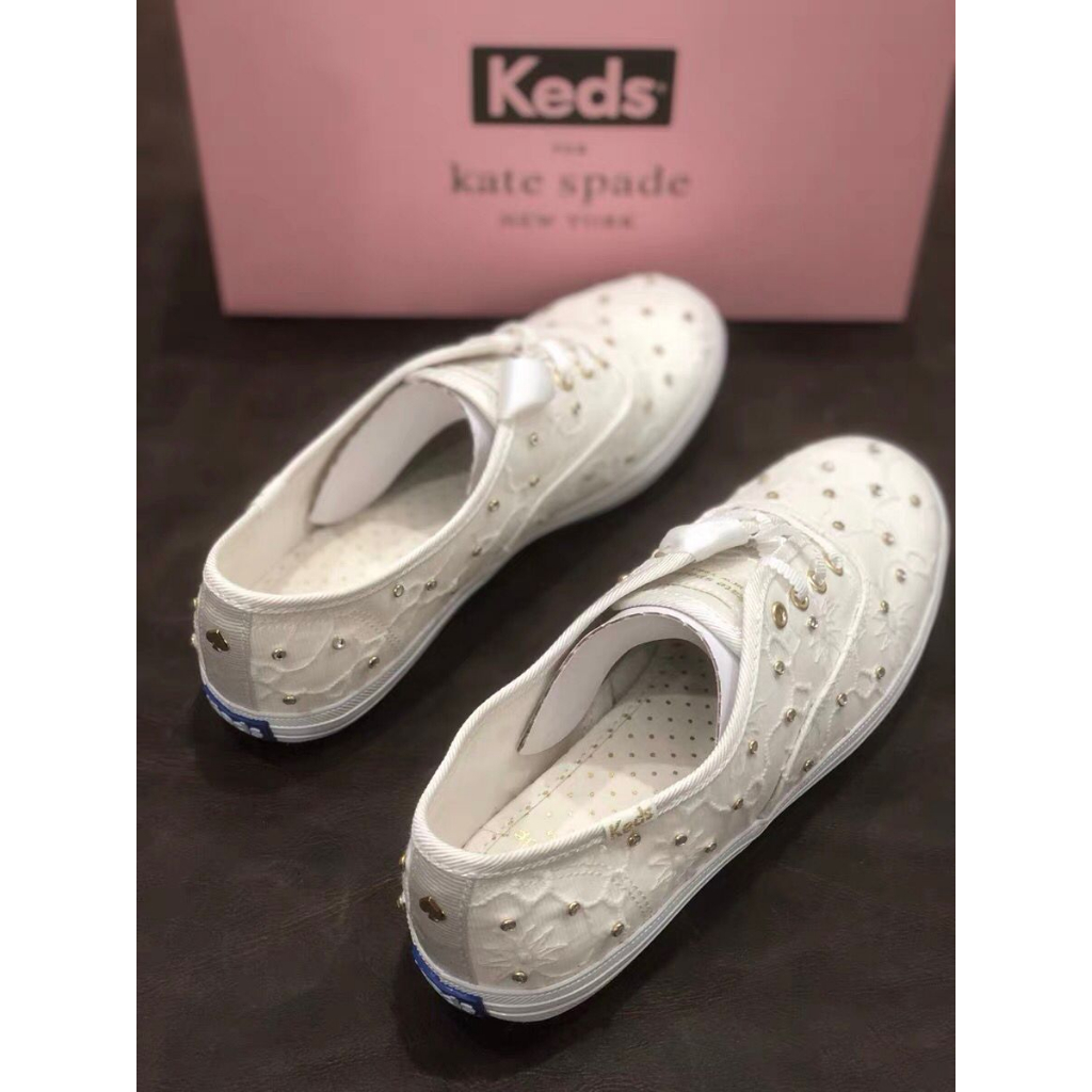Promo original 2023 keds leather  giày nữ cổ điển giày trắng thời trang thông thường thoải mái