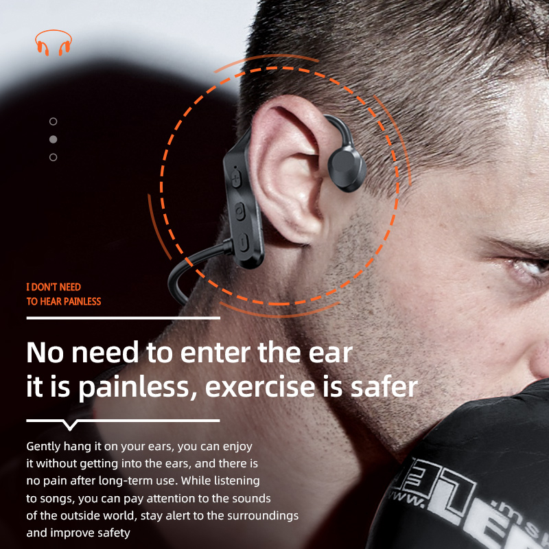 Tai nghe tai nghe không dây vanteenie tws dẫn truyền xương tốt cho sức khỏe bluetooth 5.3 ipx5 giảm tiếng ồn chống nước với mic bass hifi stereo