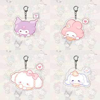 Phim hoạt hình phim hoạt hình anime sanrio acrylic keychain mặt dây chuyền dễ thương