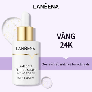 Serum Lanbena Tinh Chất Peptide Và Vàng 24k Ngừa Nếp Nhăn Và Lão Hóa Hiệu Quả 30ml