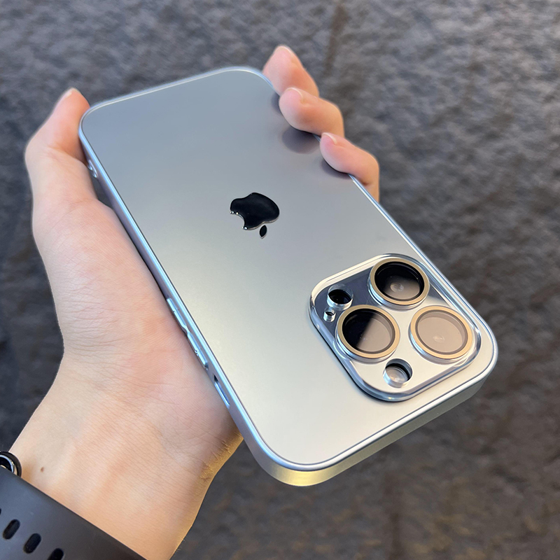 Vỏ kính mờ cao cấp sang trọng cho iphone 14 11 13 12 pro max 14 pro max pc case bảo vệ chống va đập Ốp điện thoại