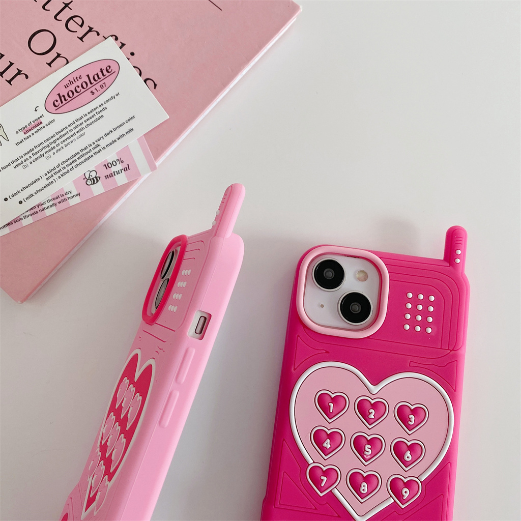 Ôp Điện Thoại Silicon Dẻo Họa Tiết Búp Bê barbie 3d Dễ Thương Cho iphone 15 pro max 14 pro max 13 pro max 12 pro max Ốp