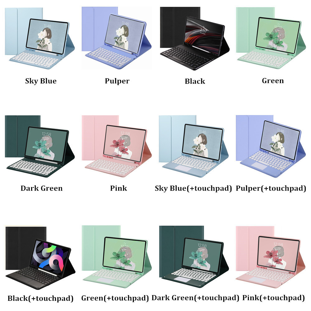 For Samsung Galaxy Tab S9 11 Inch 2023 SM-X710 X716B X718U Magnetic Touchpad Keyboard Case With Pen Holder Protective Tablet Cover