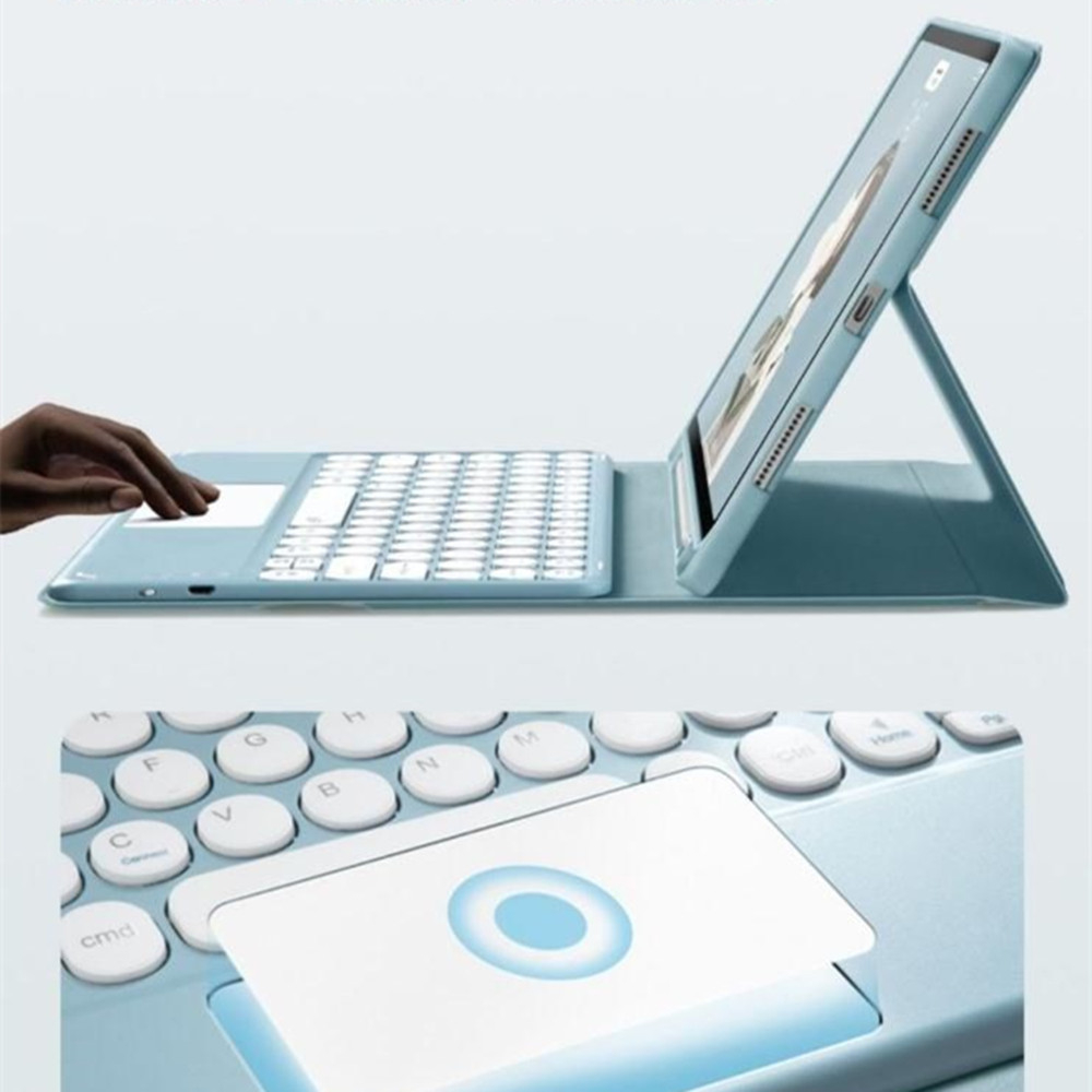 For Samsung Galaxy Tab S9 11 Inch 2023 SM-X710 X716B X718U Magnetic Touchpad Keyboard Case With Pen Holder Protective Tablet Cover