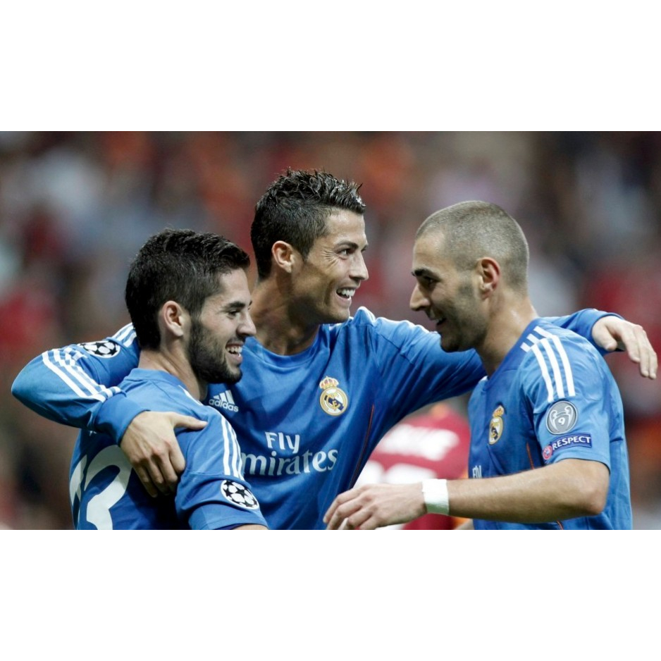 Áo Thun Đá Banh jersey 13-14 real-madri ronaldo Cao Cấp Phong Cách retro Swgio ramos