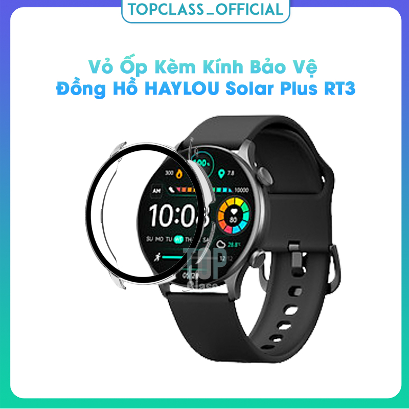 Vỏ Ốp Kèm Kính Cường Lực Bảo Vệ Đồng Hồ Thông Minh HAYLOU Solar Plus RT3