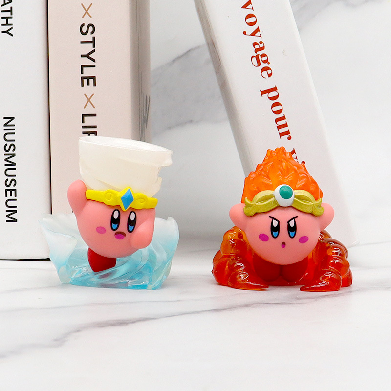 4 cái / bộ nintendo game kirby anime hình kirby's dream land cupid brave man q phiên bản pvc action figures bộ sưu tập mô hình búp bê đồ chơi trẻ em quà tặng