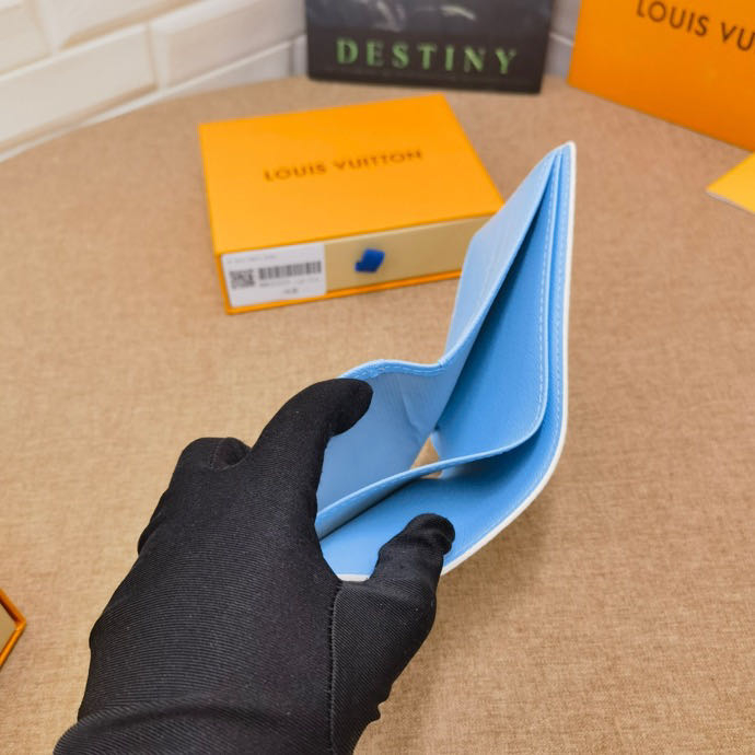 100% nguyên bản authentic louis vuitton ví ngắn mới m82023  hộp đựng thẻ thời trang lv