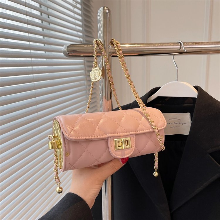 Thời Trang Túi Xách Đeo Chéo Màu Tương Phản Phong Cách Mới 2024