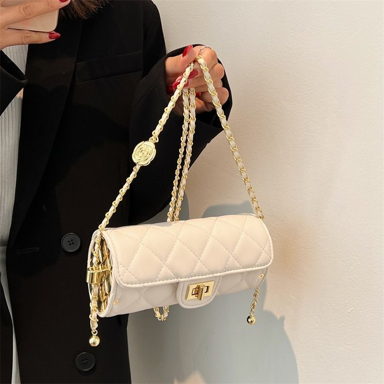 Thời Trang Túi Xách Đeo Chéo Màu Tương Phản Phong Cách Mới 2024