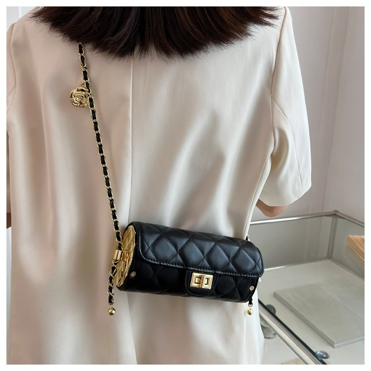 Thời Trang Túi Xách Đeo Chéo Màu Tương Phản Phong Cách Mới 2024