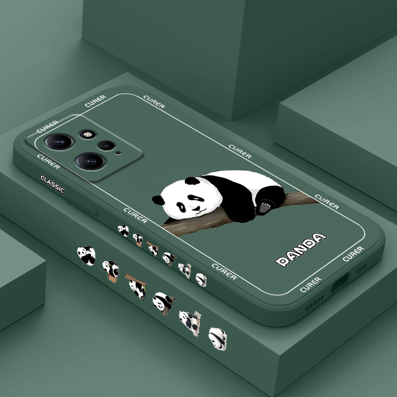 Vỏ điện thoại gấu trúc béo dễ thương cho xiaomi redmi note 12s 12 pro plus 4g 5g ốp lưng thời trang pro vỏ cảm giác thoải mái