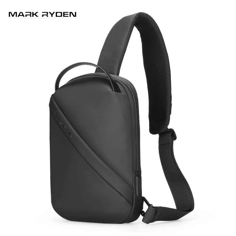 Mark ryden túi đeo chéo nam không thấm nước sạc usb giải trí văn phòng du lịch thời trang crossbody