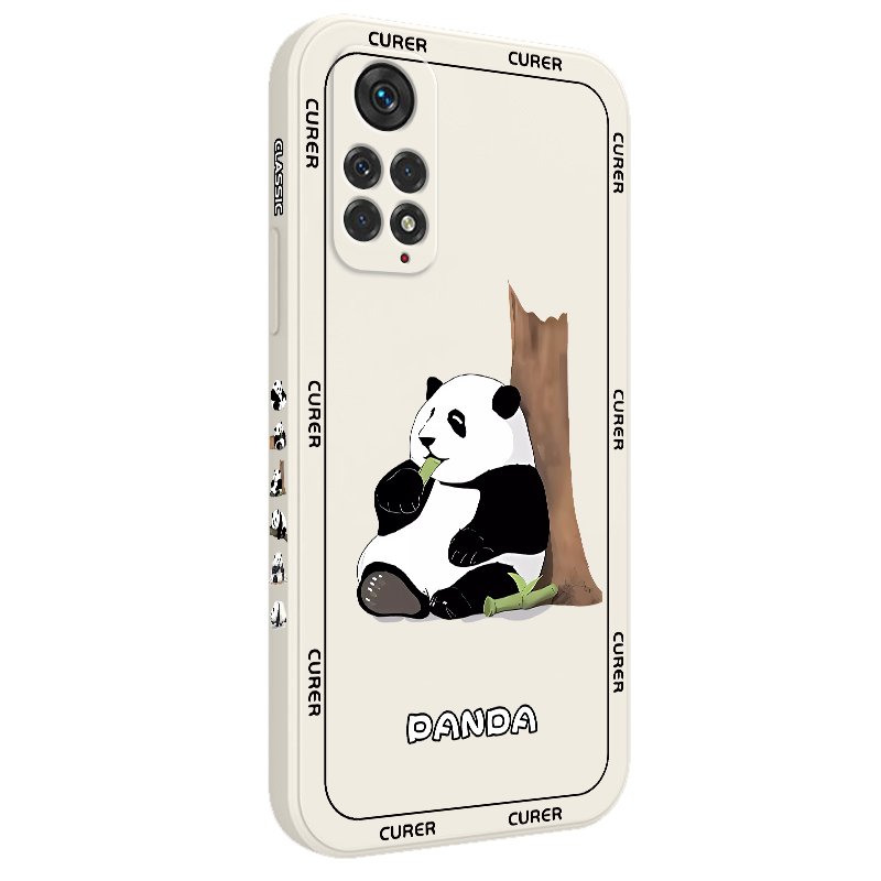 Vỏ điện thoại gấu trúc béo dễ thương cho xiaomi redmi note 11s 11 11t pro plus 4g 5g vỏ thiết kế sáng tạo